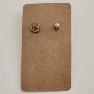 Gold Tone Circle Knot Stud Earrings - Women Jewelry